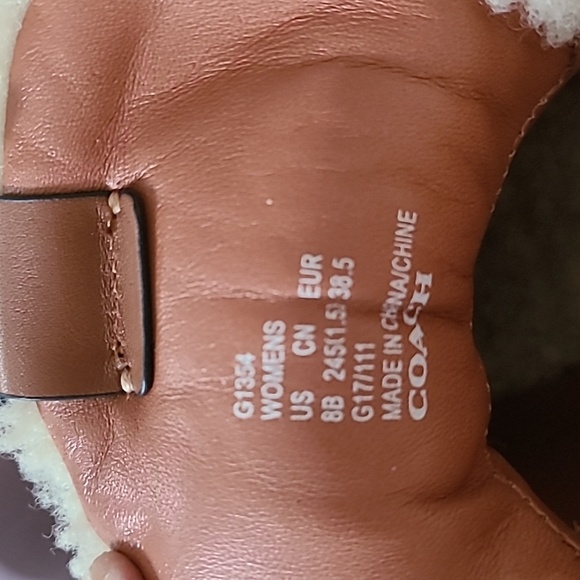 Coach Urban Hiker Suede and Shearling Lined Bootie - Picture 8 of 8